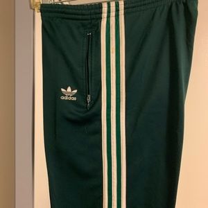Men’s adidas polyester track pants, size small